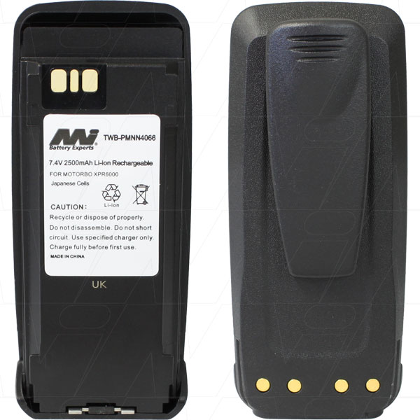 Li-Ion Akku Typ "PMNN4066" Für Motorola DP3400, DP3401, DP3600, DP3601